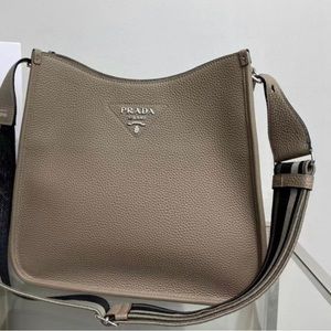 Prada pebbled Crossbody